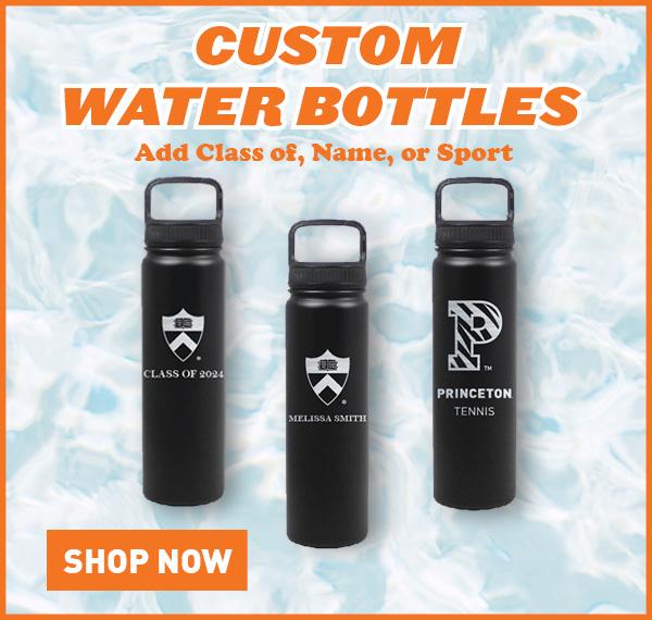 Customs Water Bottles. Add class of, name, or sport